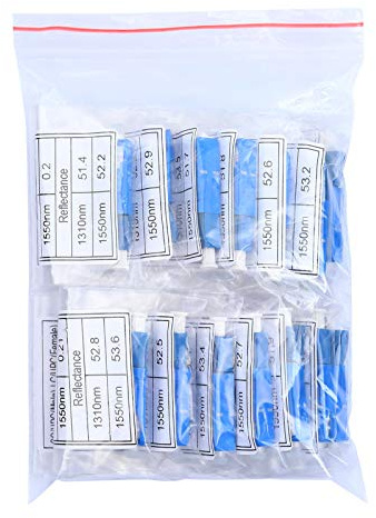 Lot de 100 adaptateurs de fibre optique hybride à fibre optique Simplex avec mode unique 9/125 m SC mâle vers LC femelle.