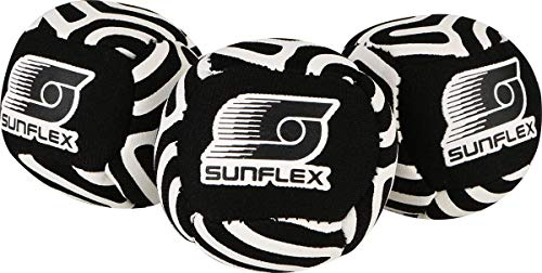 Sunflex Neopren Funbälle Neoremix Illusion | 3 Bälle zum Jonglieren Werfen Fangen Kicken | Ball weich und leicht für den Strand und den Garten| extrem robust und für Jede Altersgruppe