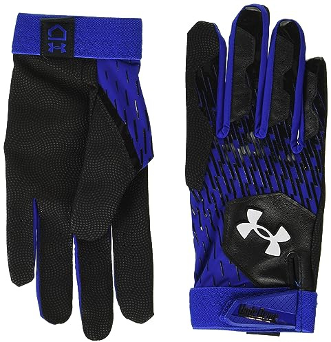 Under Armour Men's Clean Up Baseball Gloves, (002) Black/Royal/White, XX-Large