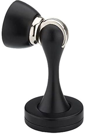 Türstopper, Bodentürstopper for Sockelleisten, an der Wand montierter Metalltürverschluss, Schrauben for Türhalter zur Wand- oder Bodenmontage, Tür offen halten, magnetischer Türverschluss (Farbe: Gol