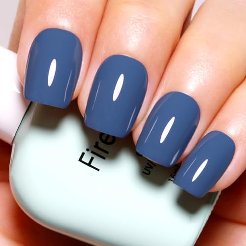 Firedeep Gel Nagellack,16ML Große Flasche Blaubeere Soak Off UV LED Nagel Gel Lack Herbst Winter Nagel Kunst Starter Maniküre Salon DIY zu Hause 1Pcs