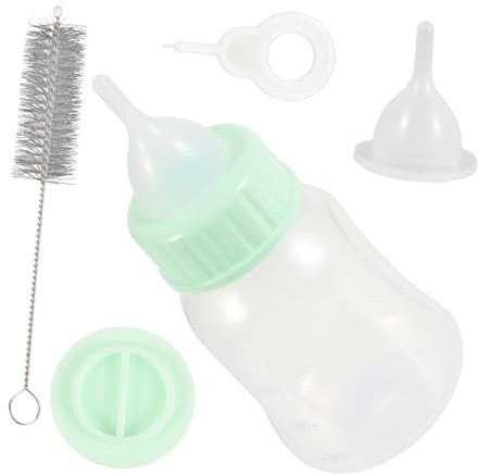 MERRYHAPY Schnullerflasche Für Haustiere Kleine Stillflaschen Zum Füttern Von Welpenmilch Wiederverwendbare Tierfütterungsflaschen Aus Weichem Sauger Geeignet Für Kätzchen Welpen Hamster