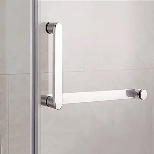 Glasduschtürgriff zum Drücken und Ziehen, Edelstahl-Ersatzteile, Handtuchhalter, Badezimmertürknäufe, Haltegriff für Türen innen/außen (Größe: 225 mm + 425 mm)