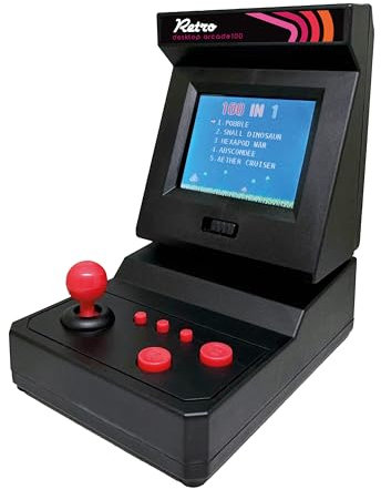 RED5 Retro Desktop Arcade Mini All In One Gaming Machine with 100 In Built Games