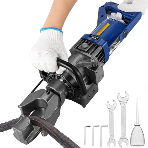 SNBGRYE Plieuse Hydraulique pour Barres D'Armature, Plieuse Portable pour Barres D'Armature De 5/8 Pouces #4 16 mm, Angle De Pliage 5S 0°-130°, avec Boulons De Positionnement