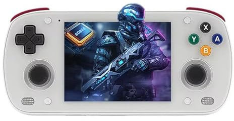 Mini Retro Handheld Game Consoles, 3.7 Inch IPS OLED Screen Portable Video Game , Emulators Console With SD 865 Processor, 256G Adreno 650 GPU & WiFi6 + BT5.1, Android 10, Seamless 2.5D Glass
