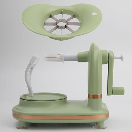 Dormercy Apple Peeler, 8 Wedges Apple Peeler Slicer Corer All in One, Stainless Steel Blades