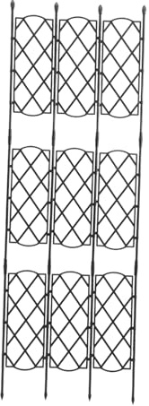 TOYANDONA Treillis de Jardin Acier pour Plantes Grimpantes Support Créatif pour Terrasse et Jardin Outil de Jardinage Pratique