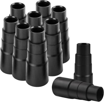 SEESUNO 10 Pcs Universal Vacuum Cleaner Adaptor, Dust Extractor Hose Adaptor for Power Tools Orbital Sander Circular Saw Eccentric Grinder (21-35mm Inner Diameter)