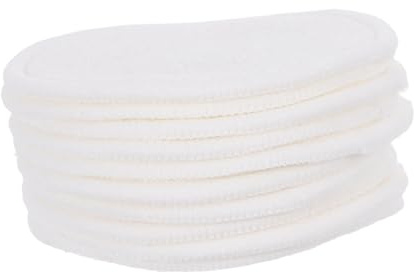 LOLIPPYY Wiederverwendbare Baumwolle Wattepads 8cm Weich Und Waschbar Abschminkpads Gesicht Reinigung Hautfreundlich Saugfähig Für Make up Entferner Reise Tägliche Pflege