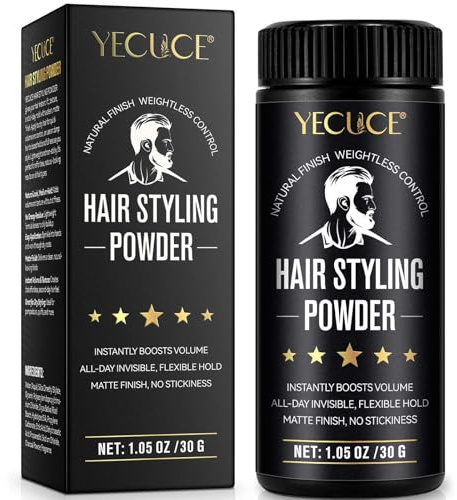 Hair Styling Powder 30g Large - Hair Texture Powder for Men | Matte Finish & Strong Hold | Natural Root Lift for Instant Volume | Oil-Free & Lightweight | Easy to Apply & Long-Lasting