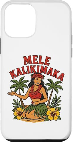 Mele Kalikimaka Retro Hula Vintage Hawaii Natale Ragazza Custodia per iPhone 12 mini