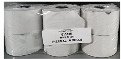 Royal 013125 Cash Register Roll, Thermal Paper, 1-1/2 in W x 85' L