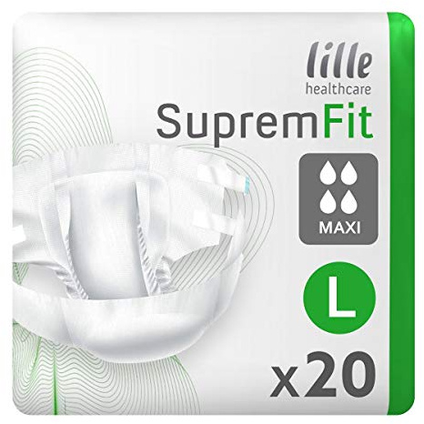 Lilfit Supreme Fit Inkontinenz-Einlagen/Einweg-Pads/Windeln, L, 20 Stück