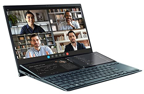 ASUS ZenBook Duo UX482EAR 14-inch Full HD Touchscreen Laptop (Intel Core i5-1155G7, 16GB RAM, 512GB SSD, Windows 11, Includes Stylus Pen) Intel EVO certified