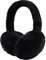 XIAOHAWANG Fluffy Ear Muff for Women Plush Foldable Earmuffs Kids Winter Earmuffs Girls Boys Cold Weather Ear Warmer (Black)