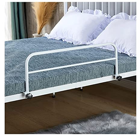 BAUBUY Rieles médicos para Cama para Adultos Mayores, riel de Asistencia portátil para Cama, manija de Seguridad, protección contra caídas, Barra de pie para Personas Mayores con discapacidad