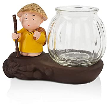 HASMI Aquarium Desktop Kleiner Fischtank Hydroponic Vase Glas Transparente Kreative Dekoration Ornamente Betta Goldfisch Kleiner Fischtank Aquarien