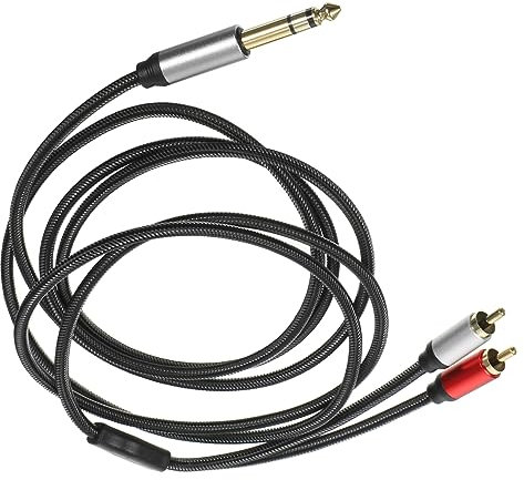 VINTORKY Audio Stereo Adattatore Per Microfono e Duraturo e Facile Usare Per Registrazioni e Concerti