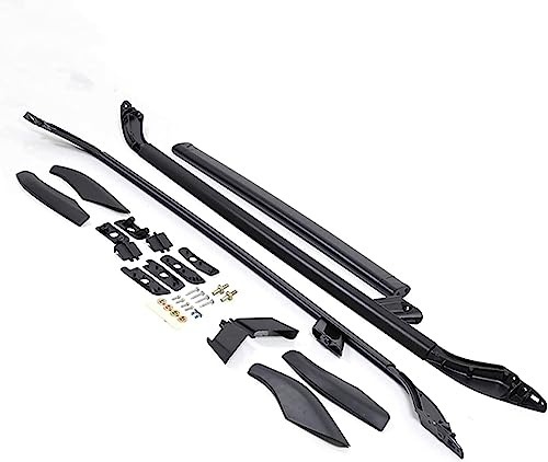 LINCYS 2 Stück Auto Aluminium Dachträger für Land Rover Freelander 2 LR2 2004-2016, Top Crossbar Dachreling Dachgepäckträger DachquerträGer Relingträger LastenträGer ZubehöR