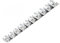 10pcs Crows Foot Wrench Set, Easy Access to Nuts and in Tight Spaces, Steel Construction, Slim Design, Identify and Store Easily, Fits 3/8in Drive Ratchet, Ideal for Car Repair