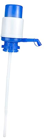 ABOOFAN Hand Press Water Pump Manual Drinking Dispenser for Bottled Water ABS Plastic Blue and White Simple Installation Suitable for Home and Camping