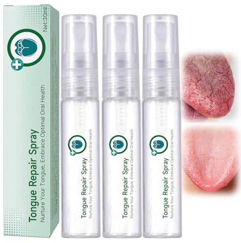 LFCFBH 3PCS Dry Mouth Spray for Dryness & Bad Breath, Sore Tongue Relief for Oral Health