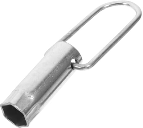 Casquillo para Bujías de 16mm de Acero Inoxidable Plata