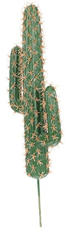 Happyyami Ornamento a Forma di Cactus Finto Realistico in Lana Perlata e Filo, Decorazione Verde Durevole e Pratica per Soggiorno e Librerie da Ufficio