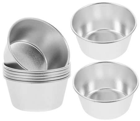 Hemobllo 8pièces Lot De Mini Moules à Antiadhésifs Pour Cupcakes Puddings Desserts Gâteaux Aux Œufs Darioles