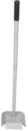 SEWACC Manual Garbage Bin Compactor Trash Can Crusher Press Tool in Silver, Made with Stainless Steel and Plastic, Designed to Reduce Waste Volume and Resistant to Wear and Tear,