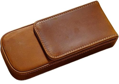 Tubayia PU Pen Case Pen Case Custodia protettiva per matita vassoio multi penne custodia ufficio, marrone, 36 Löcher, Classico