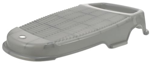 LRXIYODE ASSE Appesa Plastica per Bucato in Spessa e Mano a Antiscivolo con Porta Sapone, Maniglia Texture Speciale per Lavare a Casa in Viaggio