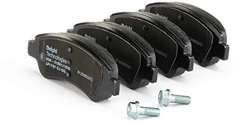 DELPHI Kit pastiglie freni Anteriore non predisposto per visualizzazione avviso usura con accessori LP1727