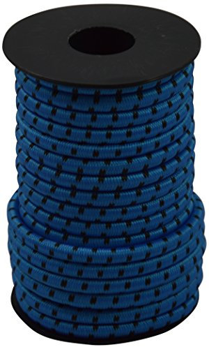 Corderie Italiane 006005025 Treccia elastica azzurra 6 mm - 10 mt