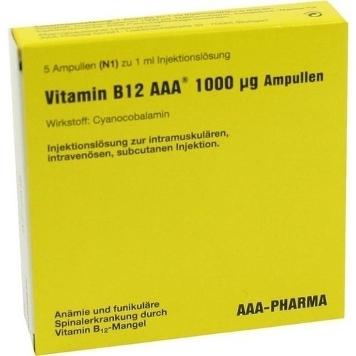 VITAMIN B12 AAA 1.000 µg Ampullen 5X1 ml