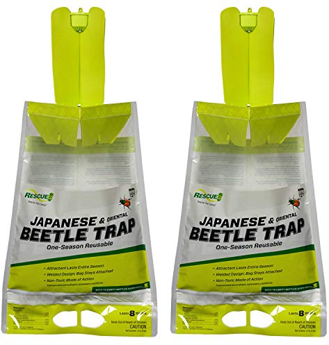 RESCUE! Japanese Beetle Trap – Reusable Bag - 2 Traps