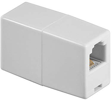 Wentronic RJ-11 Adapter - cable interface/gender adapters (RJ-11, RJ-11, Female/Female, White)