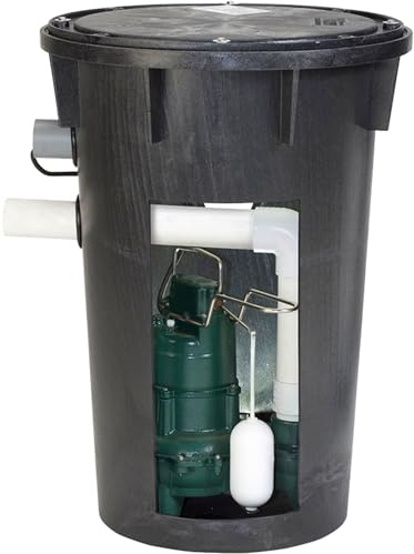 4/10 HP Sewage Pump and Basin System