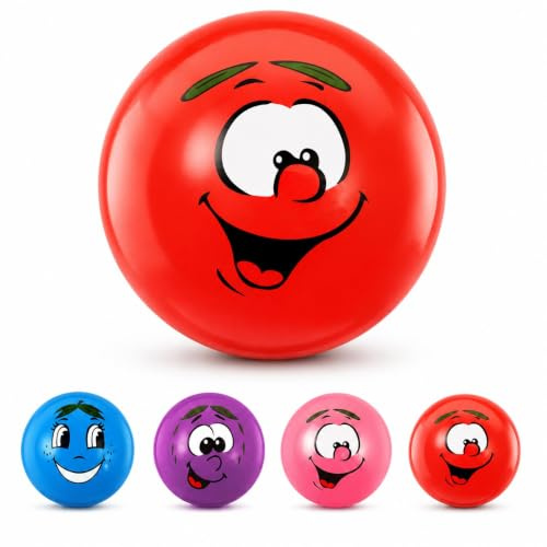 Henbrandt 20cm Übel Riechendes Smiley Gesicht Ball mit Schlüsselring (HB71)