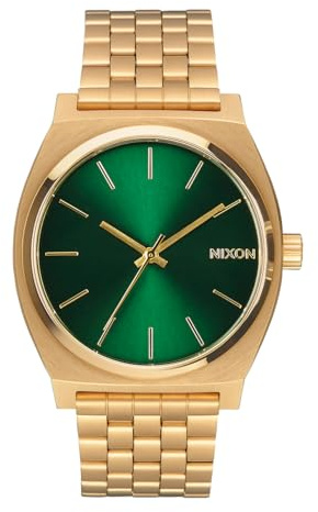 NIXON time teller orologio Uomo Analogico Al quarzo con cinturino in Acciaio INOX placcato A0451919