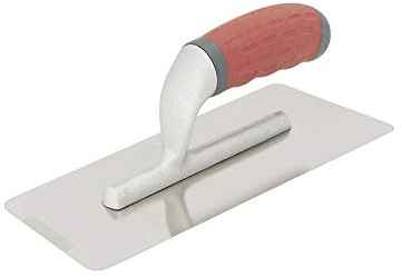 PLATOIR DECO INOX FORME TRAPEZE ANGLES ARRONDIS 28X12CM