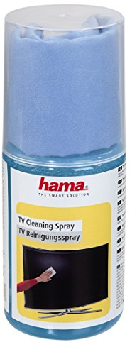 Hama Spray de nettoyage pour téléviseur, 200 ml, chiffon inclus