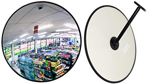 Überwachungsspiegel Profi Qualität konvex Form Ø 30 cm Spiegelverstellung ohne lästiges Schrauben