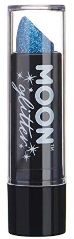 Holographischer Glitzer Lippenstifr von Moon Glitter - 5gr - Blau