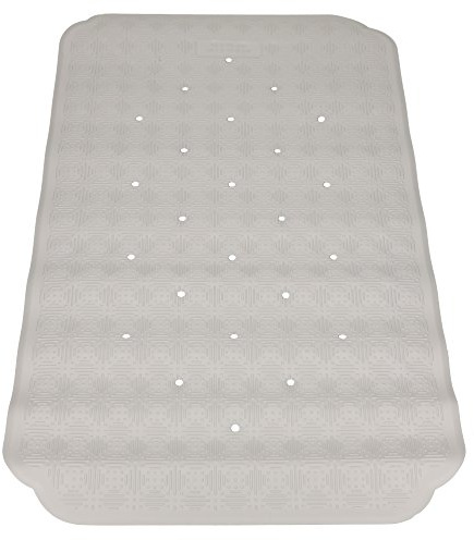 Betz Wanneneinlage Duschmatte Cairo rutschfeste Naturkautschuk Größe 40x70 cm Farbe grau