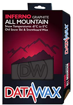 DataWax Unisex Inferno All Mountain Ski Wax, Graphite, 110g UK
