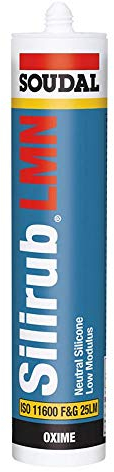 Soudal Silirub LMN Neutral Silicone - 300ml - Clear