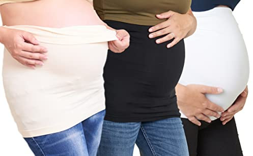 Maddie Moo Schwangerschafts- und Postpartum-Bauchbänder Kleidungsverlängerung für Frauen - - Klein