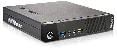 Lenovo - Case ThinkCentre M93p Tiny USDT, Intel Core i5, SSD 512 GB, 16 GB di memoria, Windows 10 Pro MAR con W-LAN, computer da lavoro per mini PC